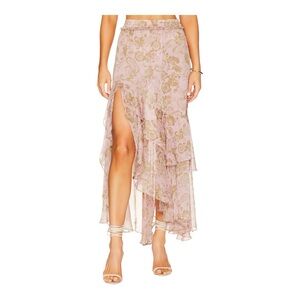 MISA Los Angeles Seva Skirt in Rose Paisley - Women’s Size Large - New With Tags